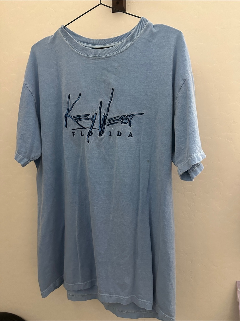 The Mountain Light Blue Key West Florida Graphic Tee